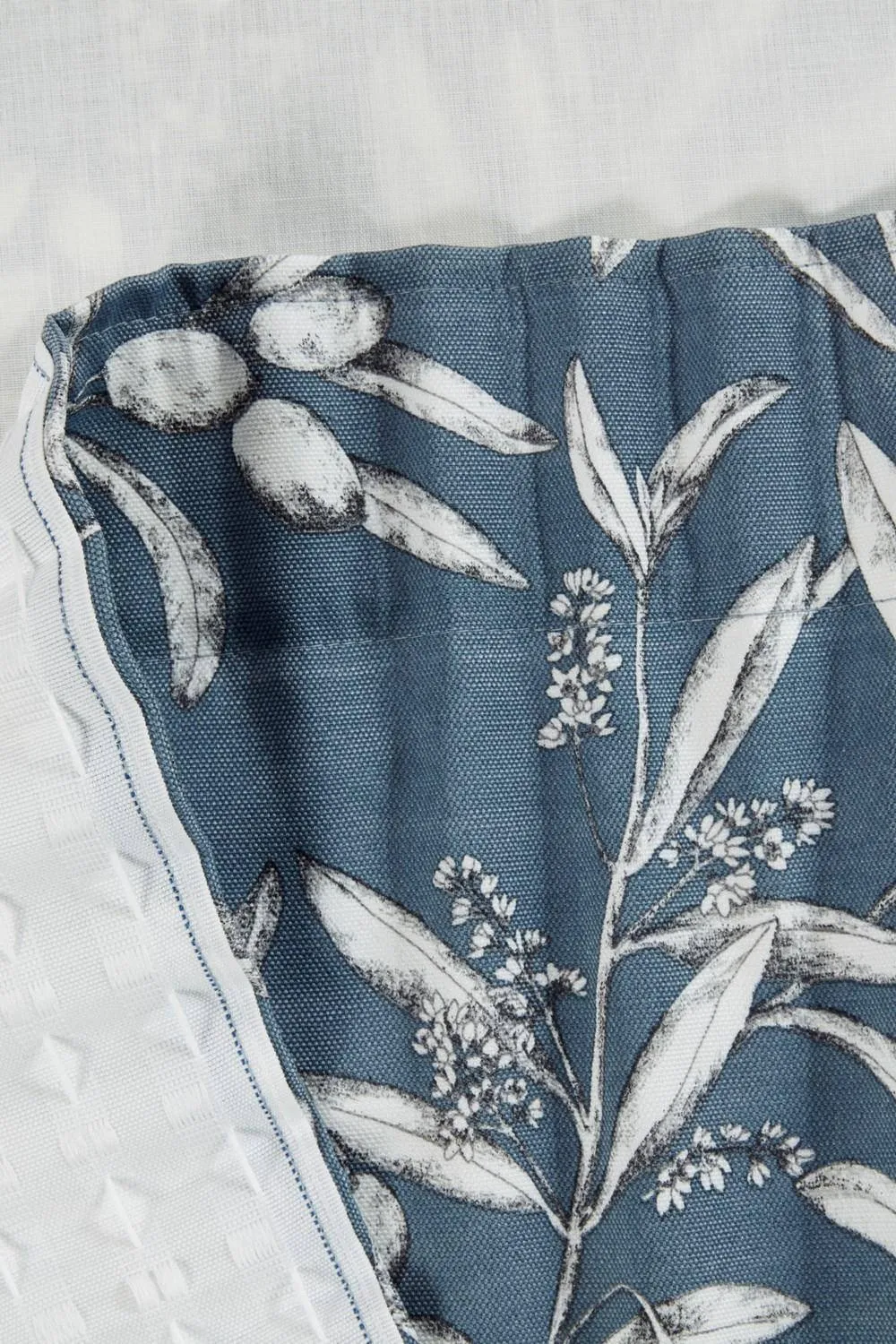 Sundour Aviary Pencil Pleat Curtains Taped Curtain Pair in Blue 3