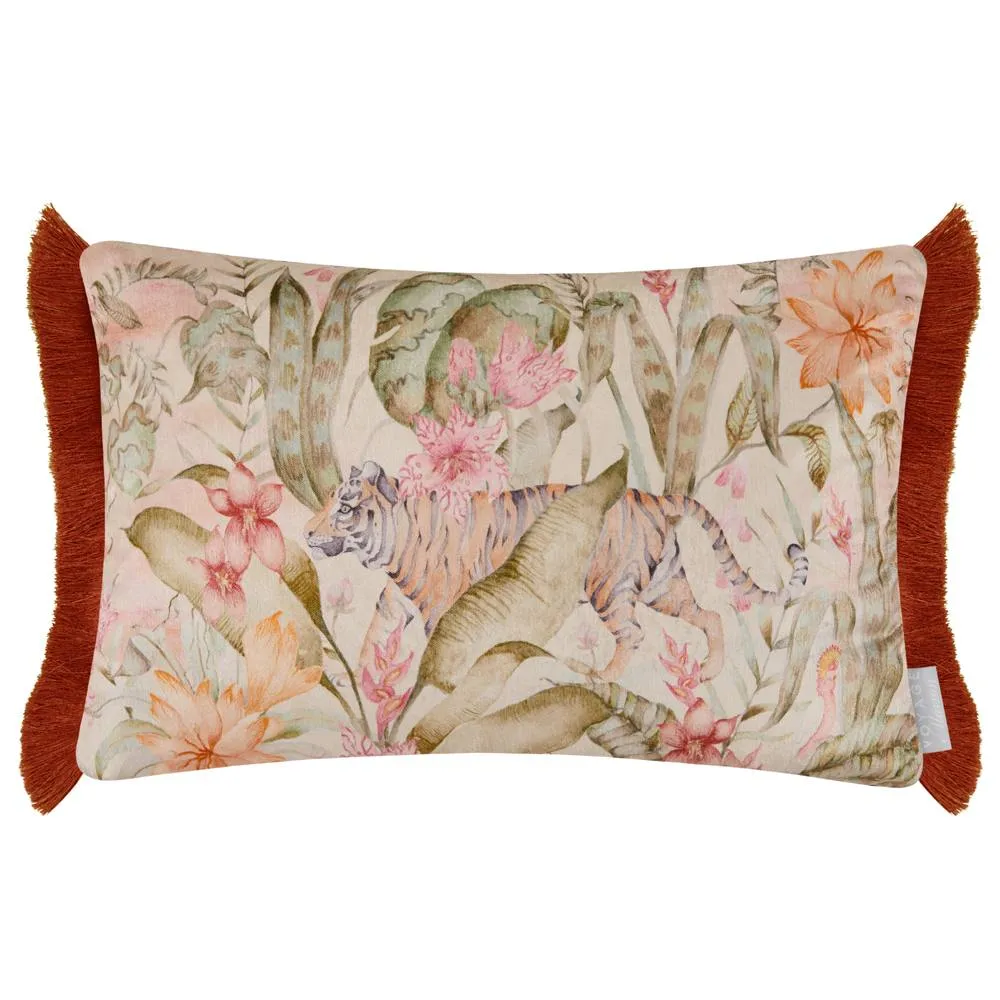 Voyage Maison Tropical Utopia Printed Velvet Cushion 2