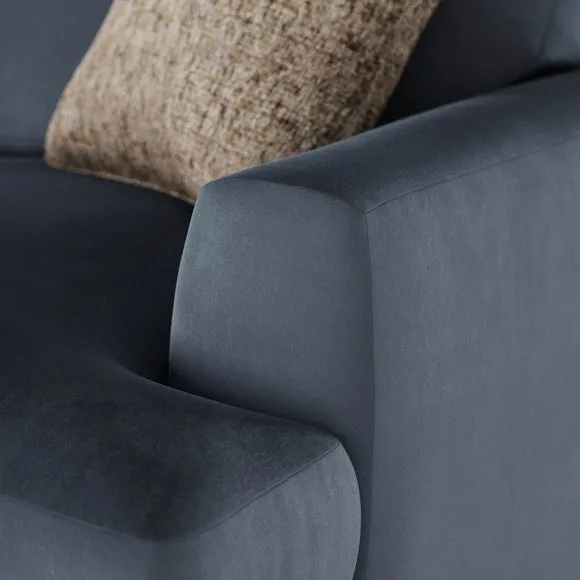 Lawson Matte Plush Velvet 2 Seater Sofa 5