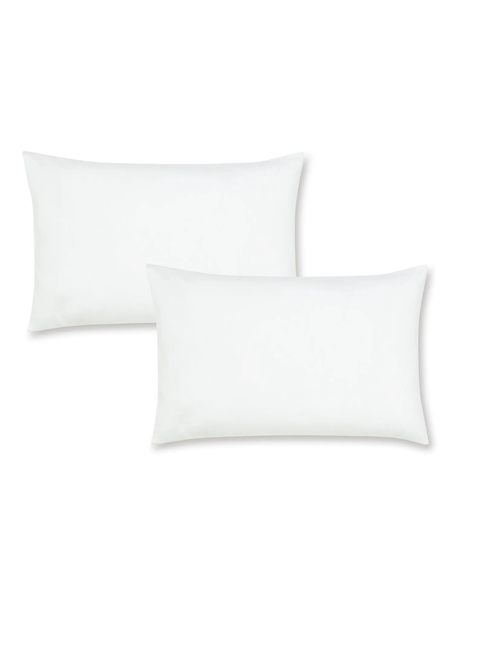 Catherine Lansfield 'Brushed Cotton' Pillowcase Pair in White 3
