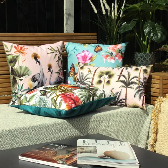 Palms Blush Outdoor Cushion 2