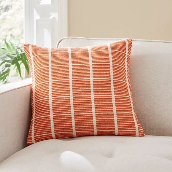 Elements Woven Squares Check Cushion 1