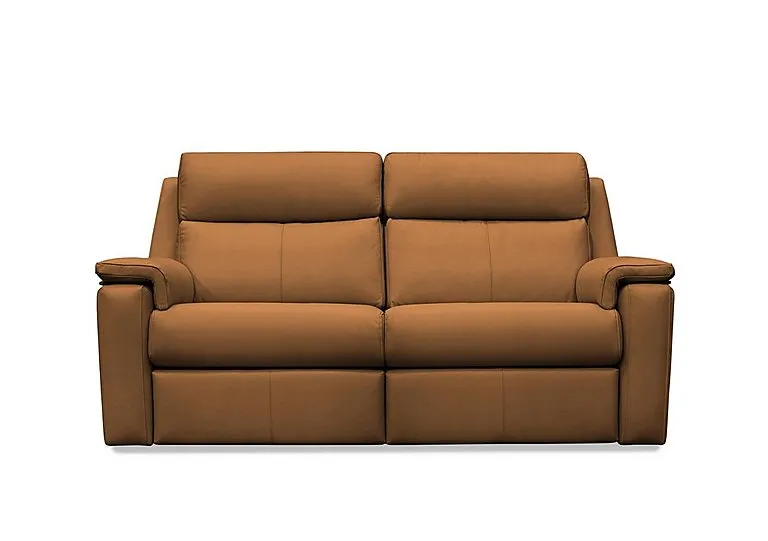 Thornbury 3 Seater Leather Sofa - No Recliner - Cambridge Tan