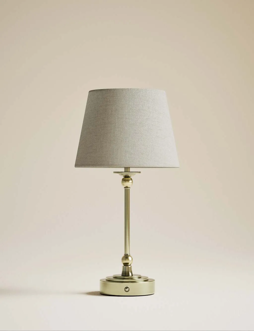 M&S Blair Rechargeable Table Lamp Antique Brass