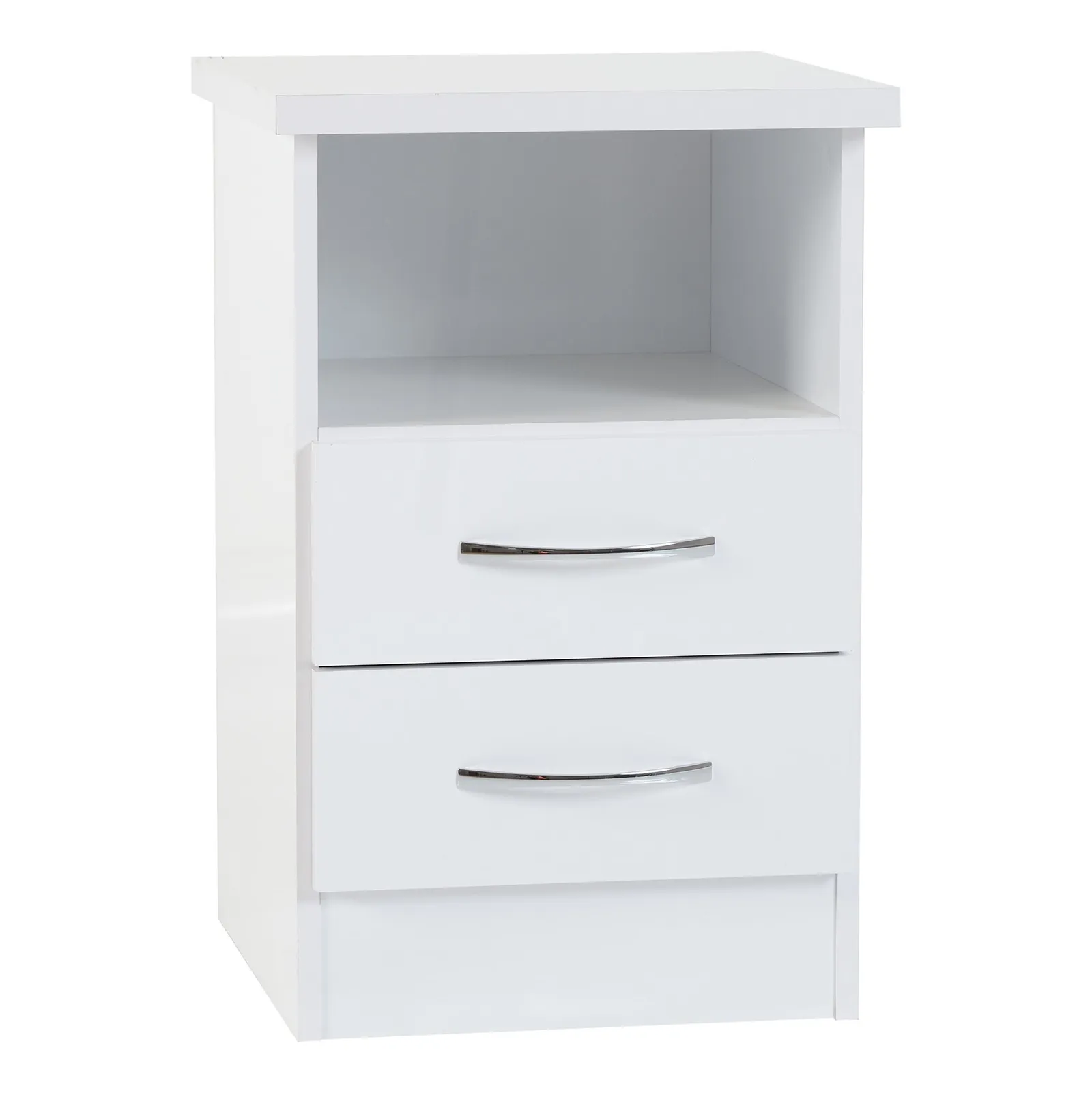 Nevada 2 Drawer Bedside Table