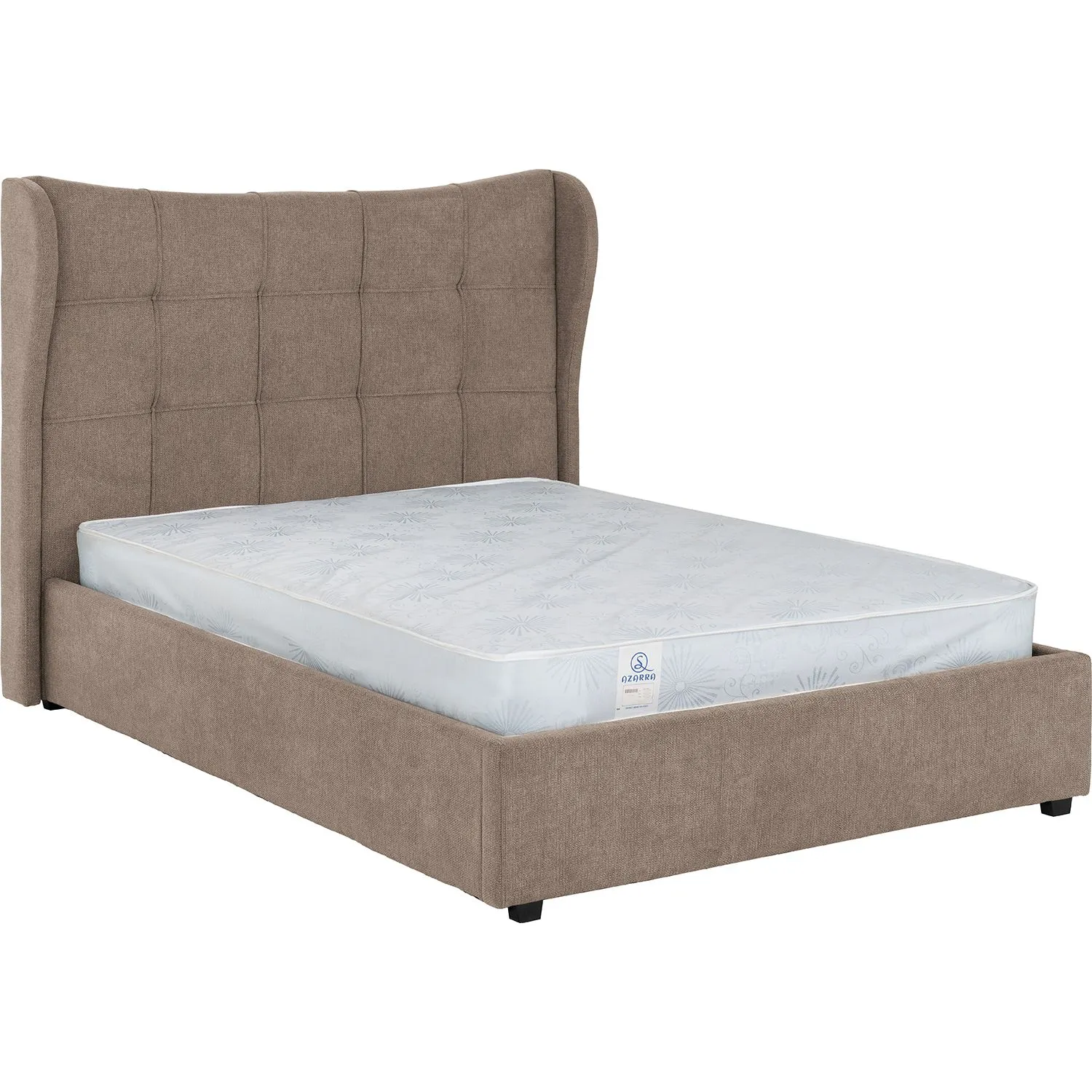 Seconique Verona 4'6" (Double) Ottoman Bed in Brown 5