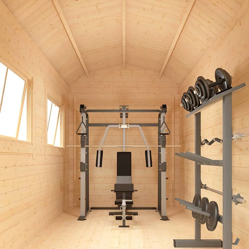Buttercup Farm 14x8 The Aldford Barn 28mm Cabin - L415 x W235 x H277.6 cm in Natural 6