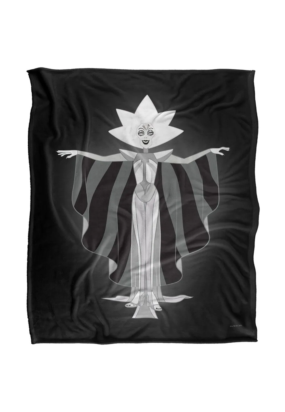 Cartoon Network Steven Universe White Diamond Dress Silky Touch Super Soft Throw Blanket 152 X 127 cm