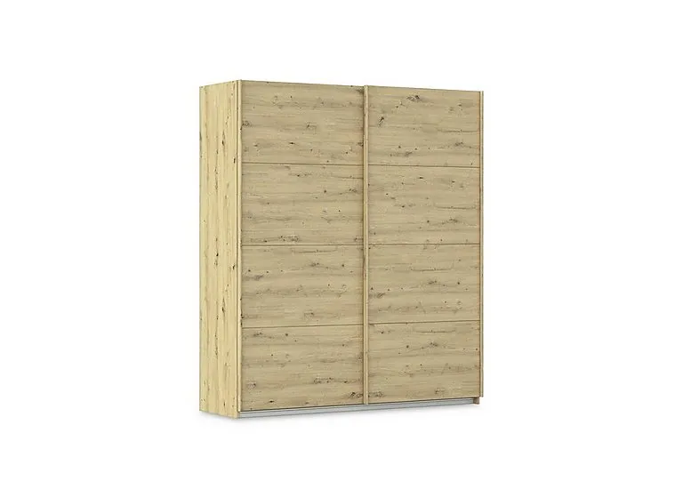 Freja 181cm 2 Door Sliding Oak Wardrobe