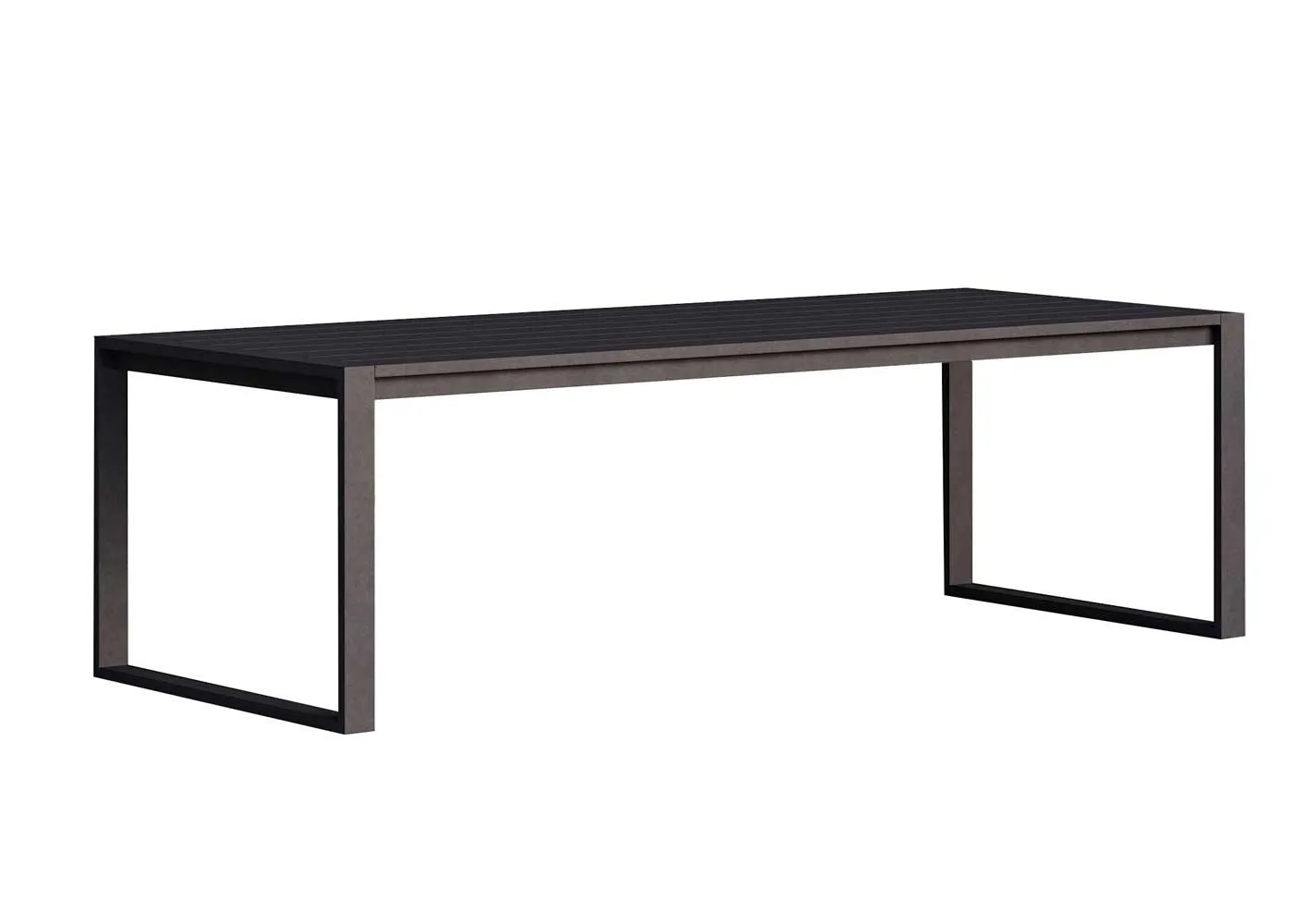 Case Eos Communal Outdoor Dining Table Black 1