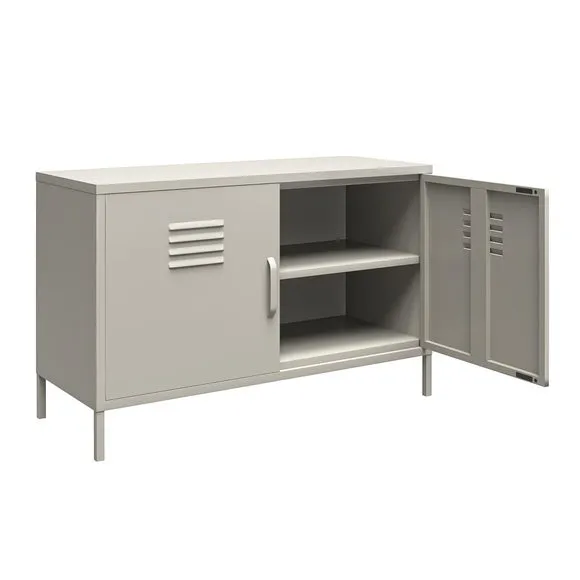 Bradford 2 Door Metal Accent Cabinet 4