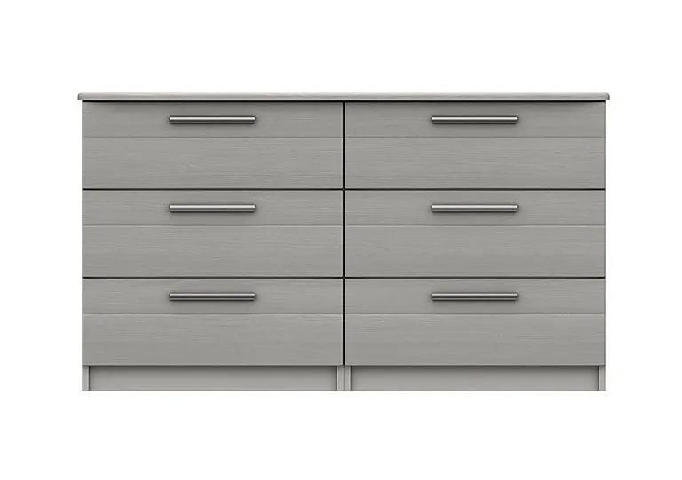 Victoria 6 Drawer Chest - Light Grey