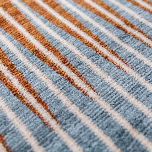 Kruze Mid Century Diamond Striped Rug 2