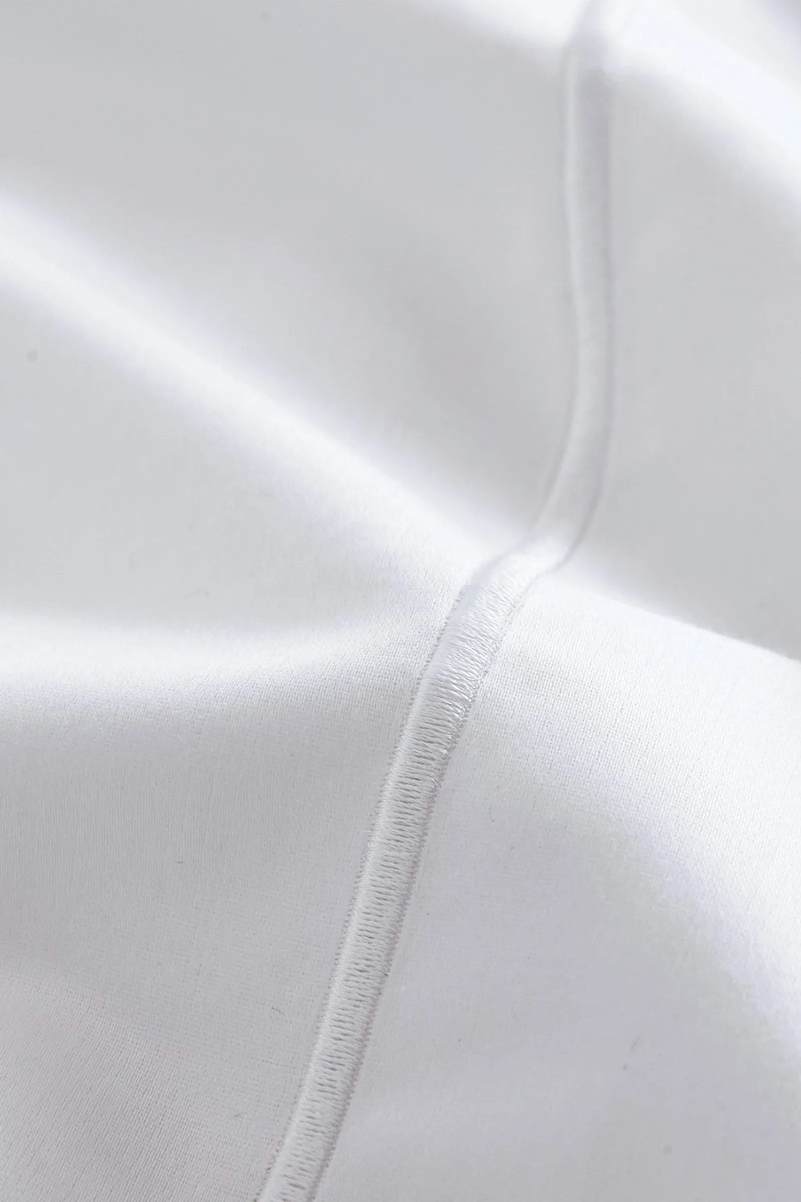 Bianca Luxury 800 Thread Count Cotton Sateen Flat Sheet in White 2