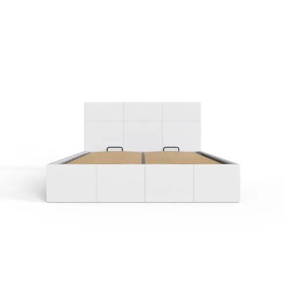 End Lift Ottoman Bed Frame, Faux Leather 5