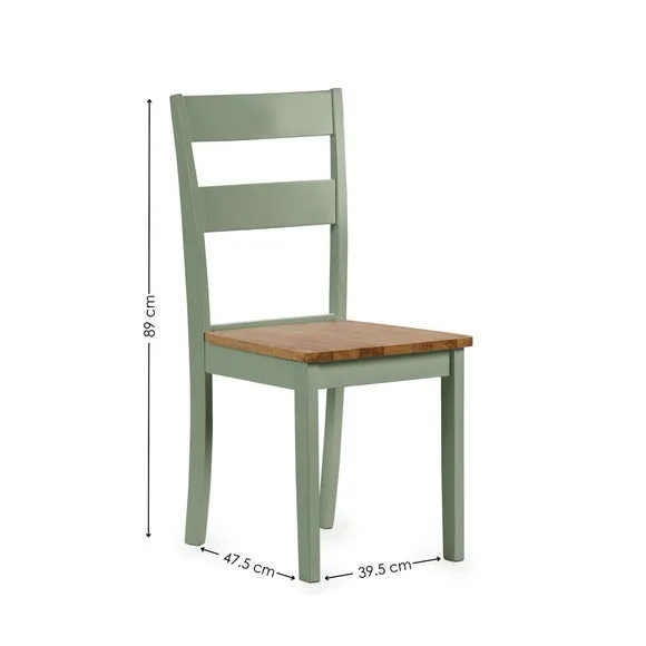 Linwood Square Fixed Dining Table with 2 Linwood Dining Chairs 6
