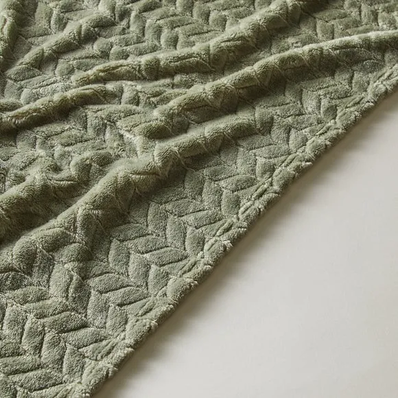 Amelia Recycled Throw Blanket, 200cm x 200cm 3