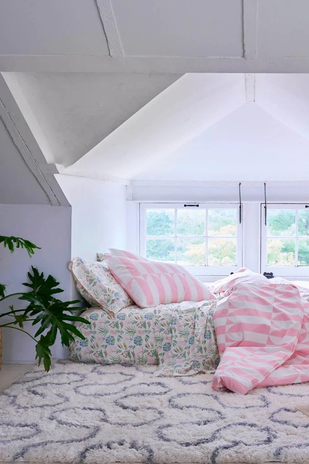 Martex Pink Waverly Tile Duvet Cover Set 3