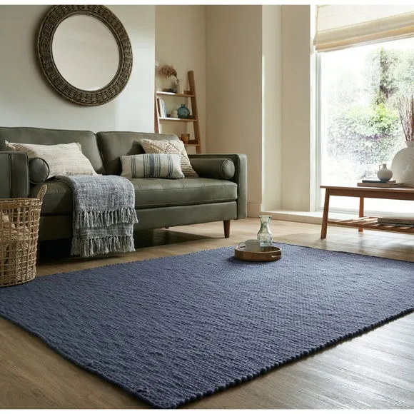 Chunky Wool Weave Rug 1