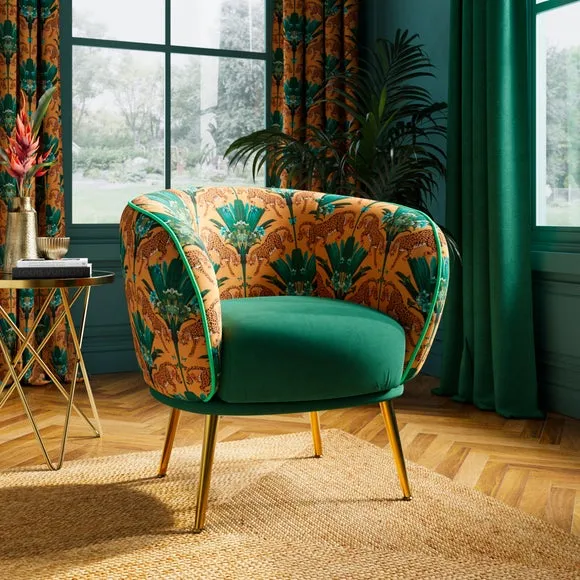 Bella Wild Cheetah Cocktail Chair