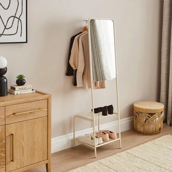 Clothes Rail with Mirror 1