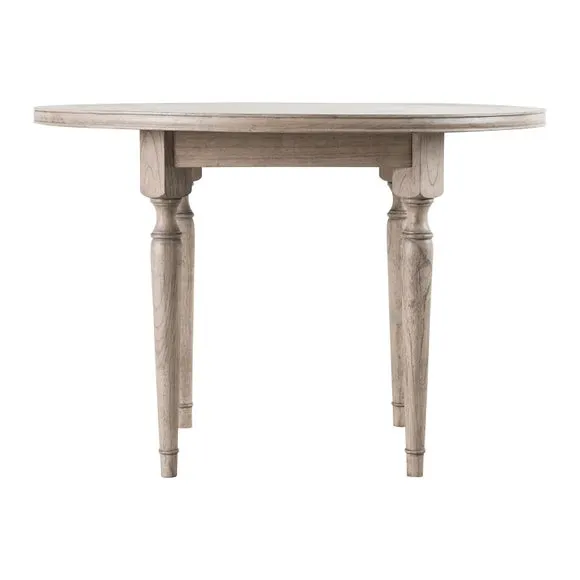 Chester 4 Seater Round Dining Table, Solid Oak 3