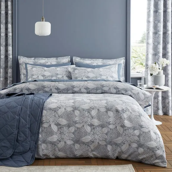 Ripley Hydrangea Jacquard Duvet Cover & Pillowcase Set 3