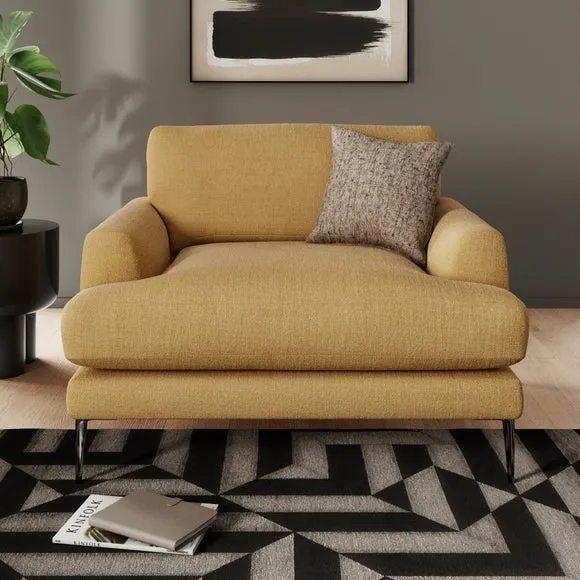 Lawson Chunky Tonal Weave Snuggle Chair 1