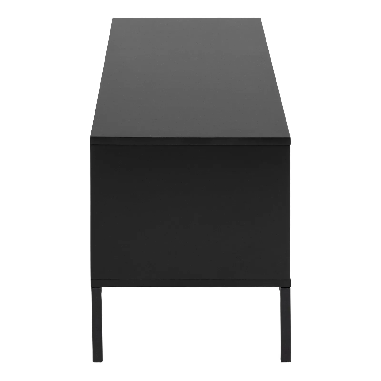 Furniture To Go Seaford 2 Door 1 Drawer TV Unit in Ash Black 3