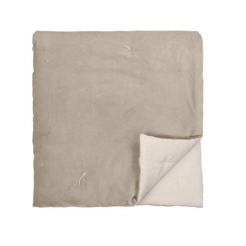 Wylder Edie 100% Cotton Velvet Bedspread in Natural 5