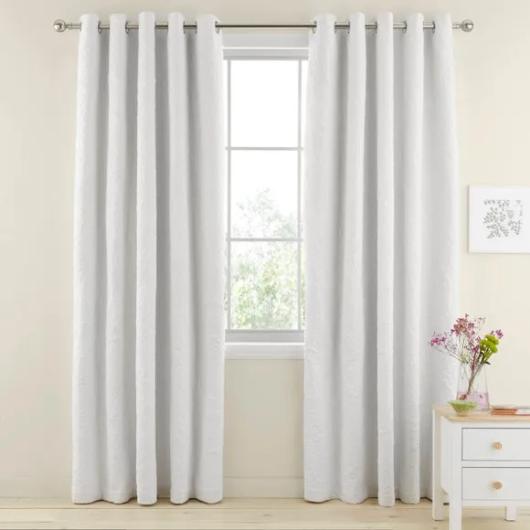 Hani Pinsonic Quilted Blackout Eyelet Curtains 2