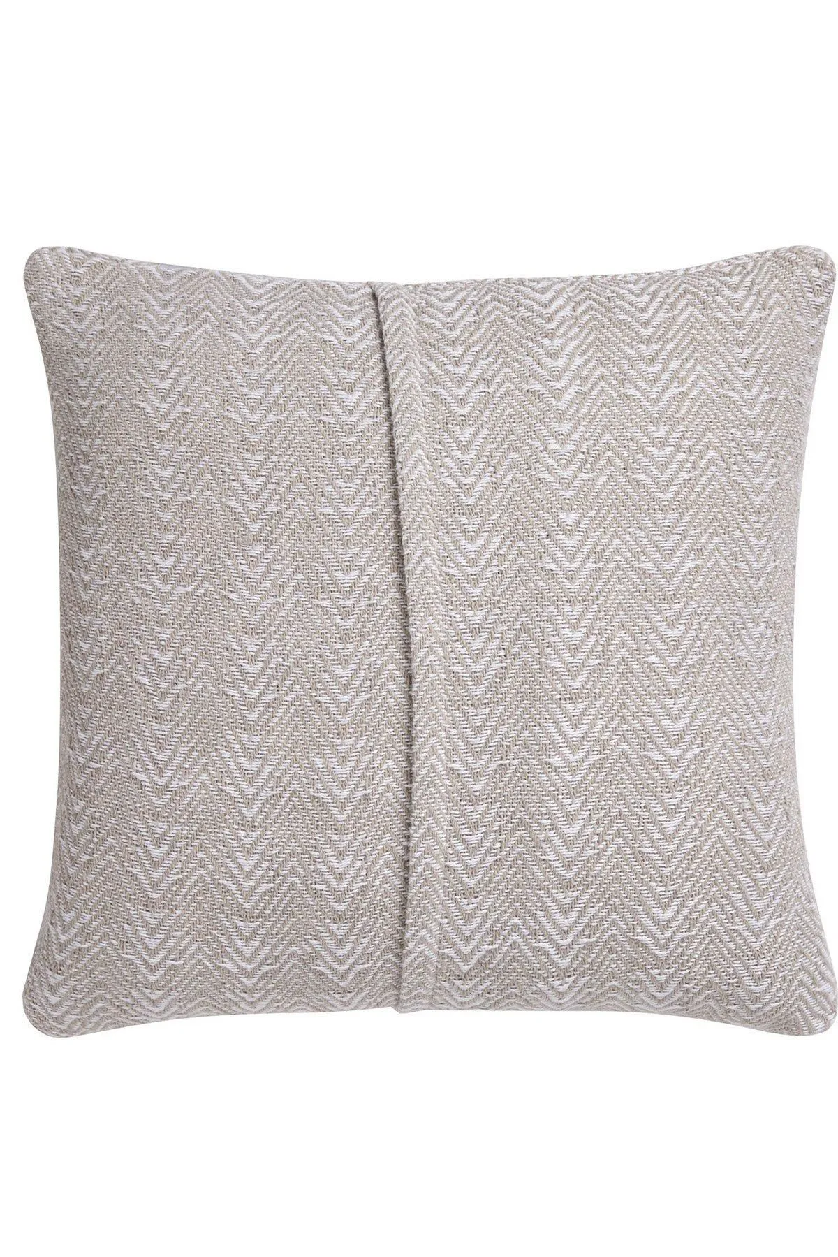 Appletree 'Herringbone' Filled Cushion 100% Cotton With Textured Weave in Natural 2