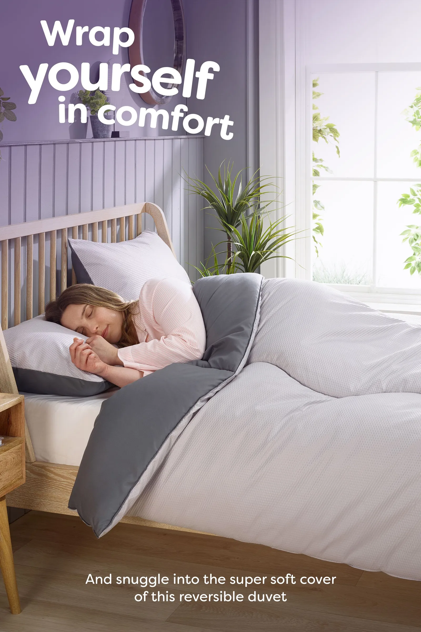 Slumberdown Coverless Comfort Printed Embossed Waffle 10.5 Tog Duvet 6