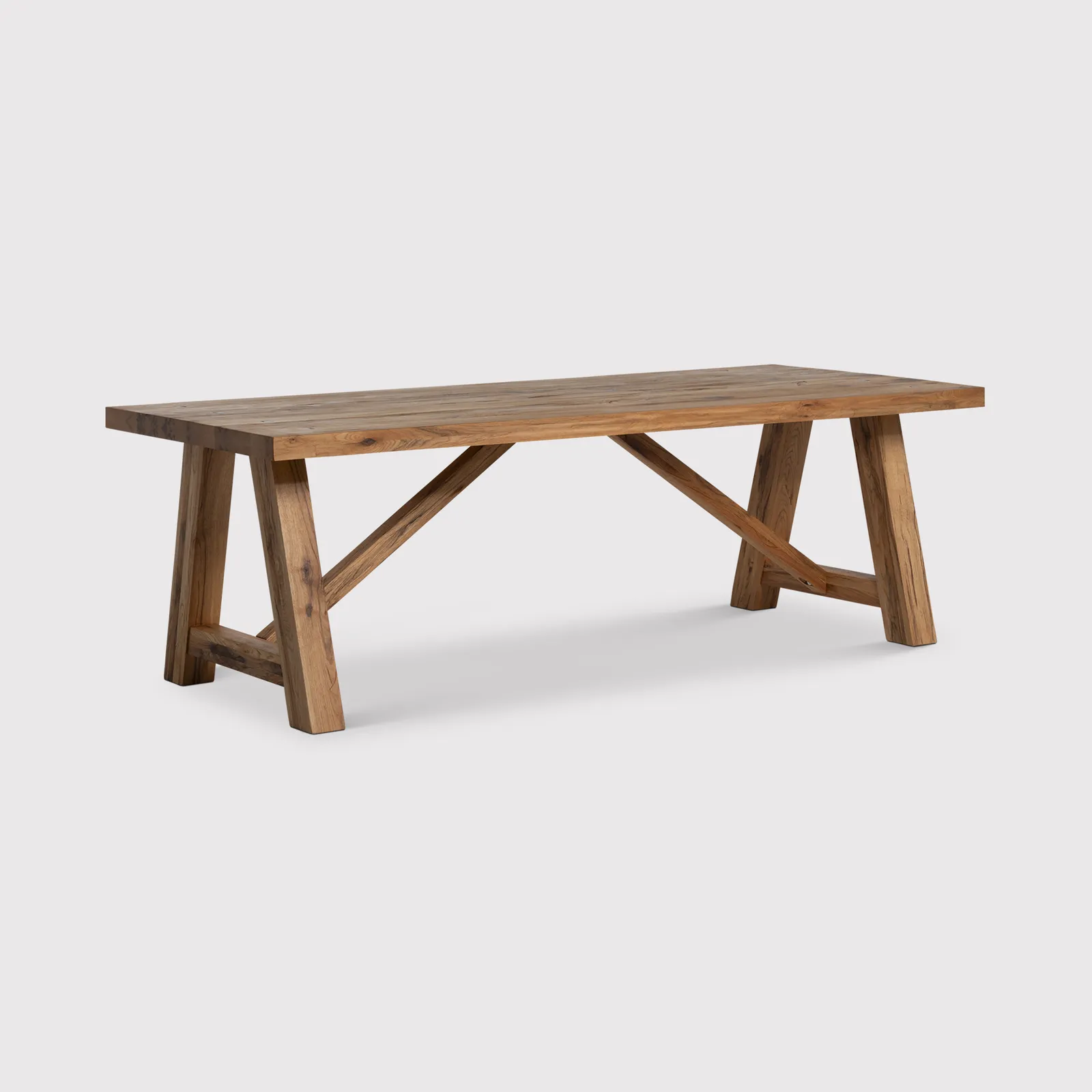 Pure Furniture Canterbury Dining Table 220Cm, Brown Oak | Barker & Stonehouse
