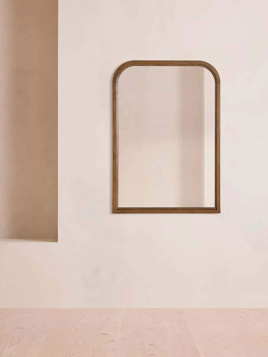 Devon Wall Mirror, Ash Wood