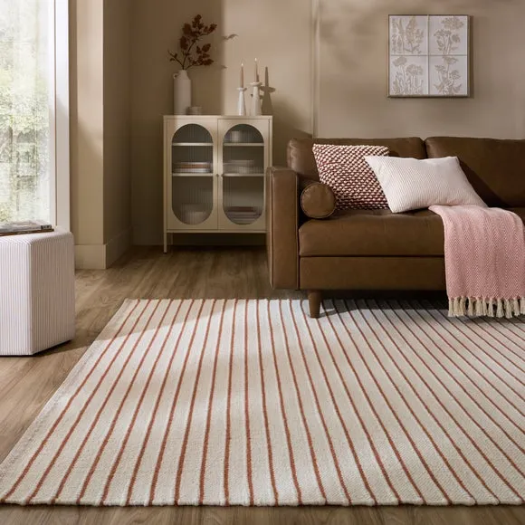 Seb Striped Wool Rug 1