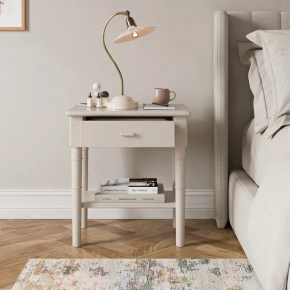 Dulcie 1 Drawer Bedside Table 2
