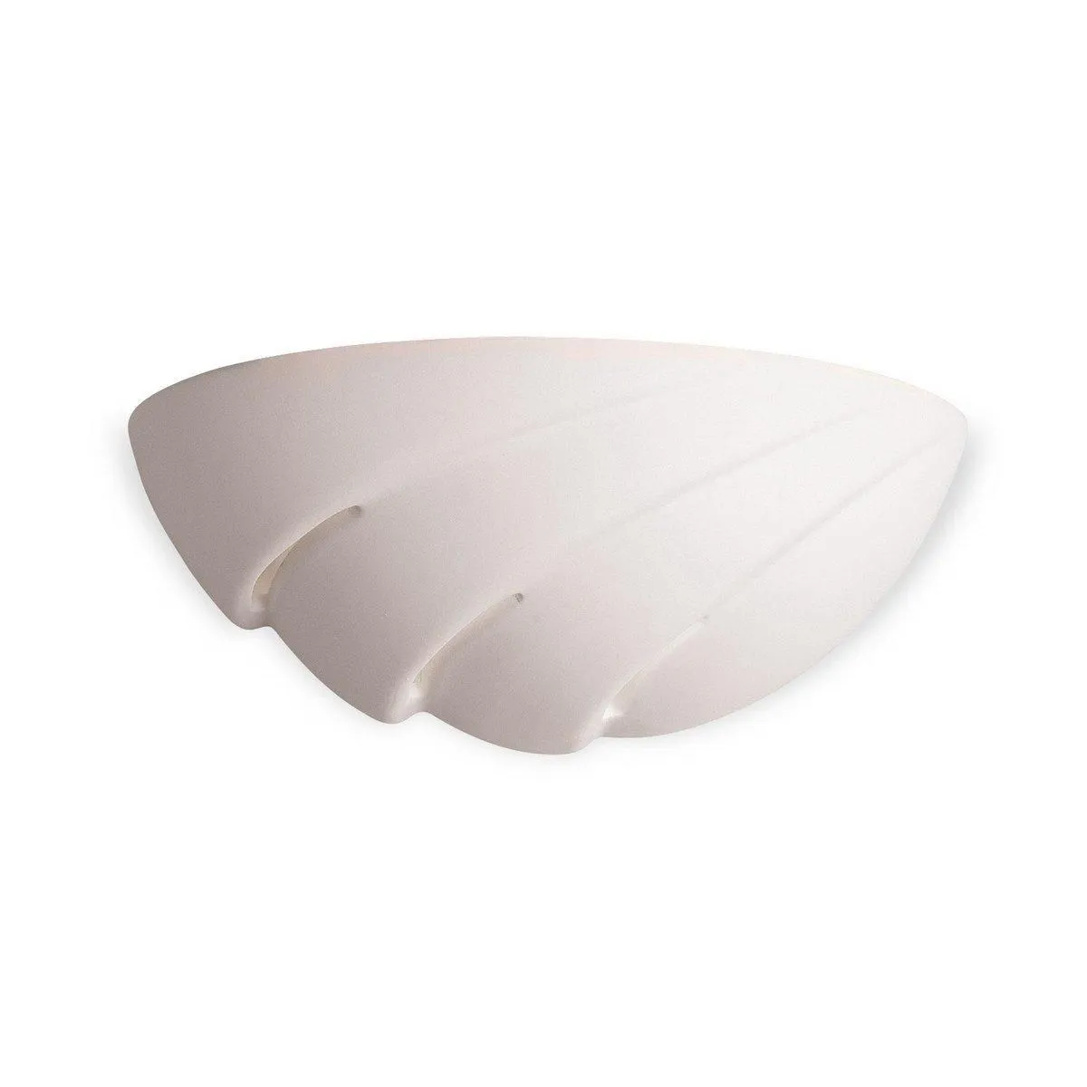 Netlighting Ceramic 1 Light Indoor Wall Uplighter 100W Unglazed E27 in White