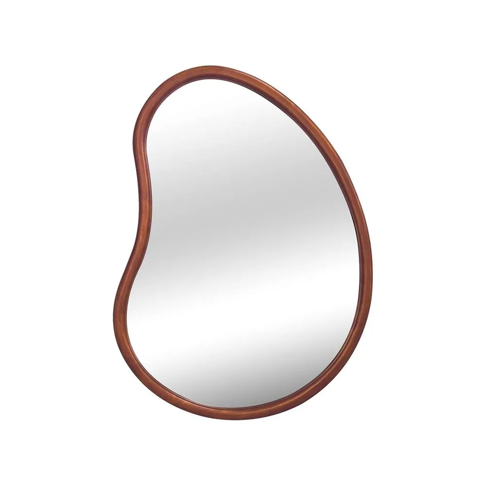 sweeek 95cm wooden mirror in Dark Brown 6