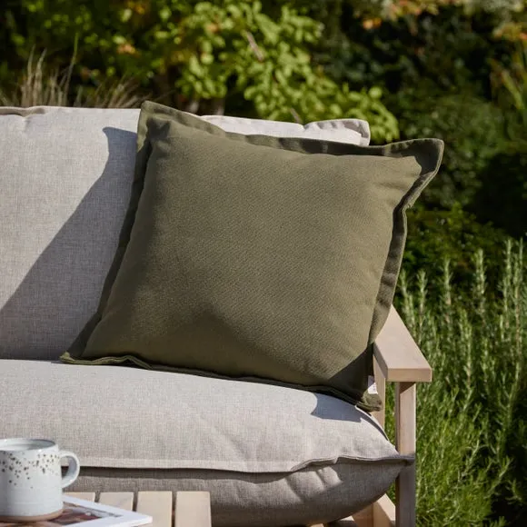 Holmfirth Canva Outdoor Square Cushion 1