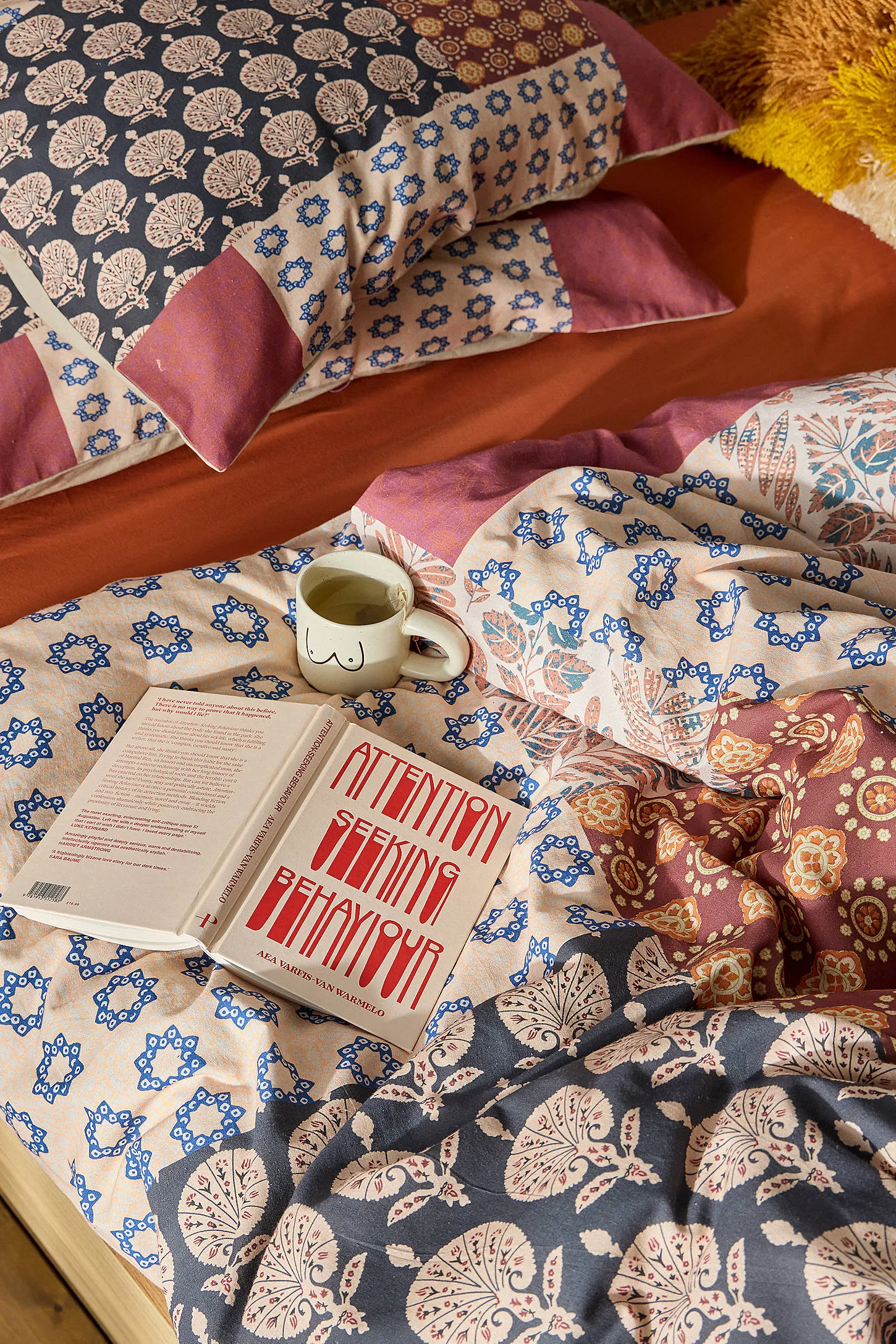 Quirky Multi Patchwork Duvet Set Double 2