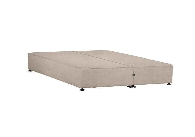 Shallow Divan Base - Super King - Tweed Biscuit