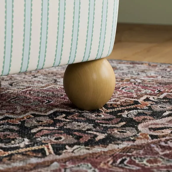 Nylah Scallop Stripe Storage Footstool 5