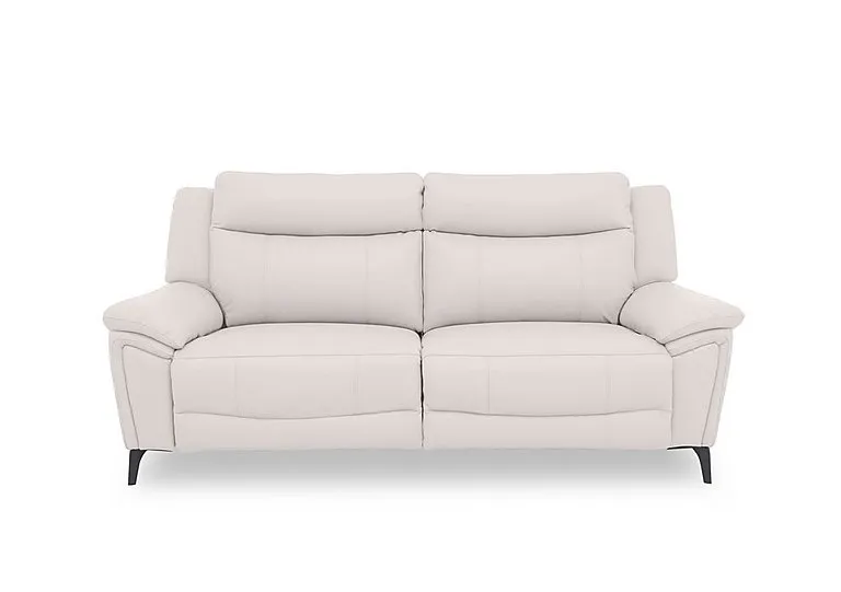 Panache Leather 3 Seater Power Recliner Sofa with Power Headrests and Heated Seats