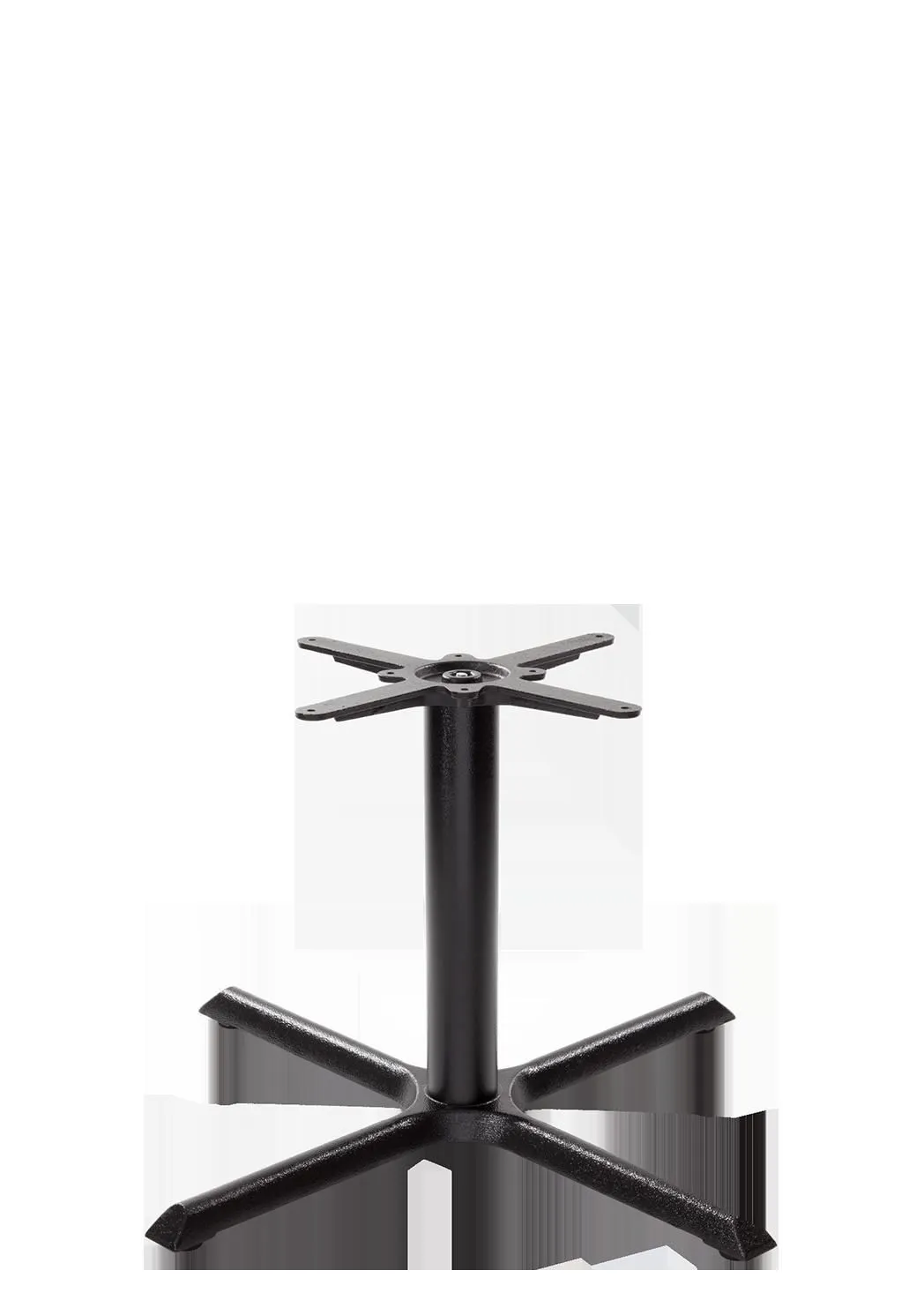 netfurniture Black Cruciform Table Base - Large - Coffee Height - 480 Mm