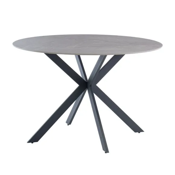 Talia 4 Seater Round 4 Seater Dining Table, Sintered Stone