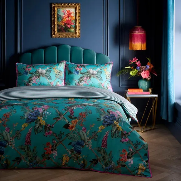 Laurence Llewelyn-Bowen Cotswold Fantasia 100% Cotton Duvet Cover & Pillowcase Set 1