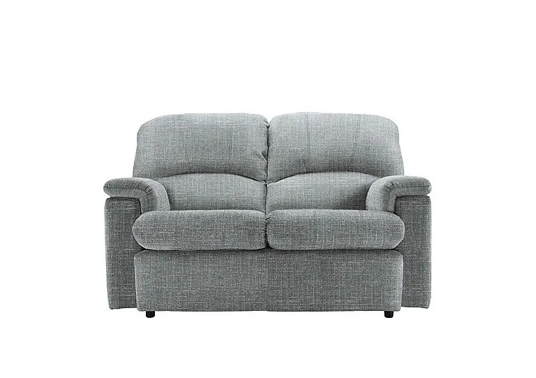 Chloe 2 Seater Fabric Sofa - No Recliner - Beach Duck Egg