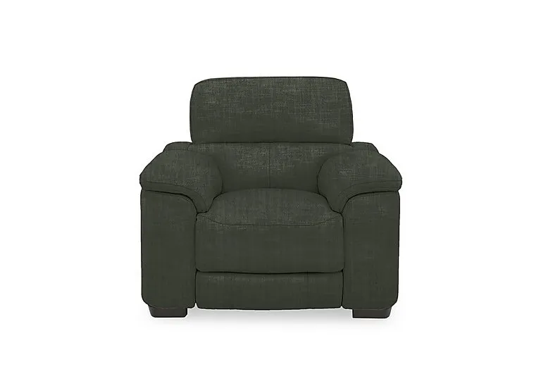 Nova Fabric Power Recliner Chair with Power Headrest - R352 Forest Green