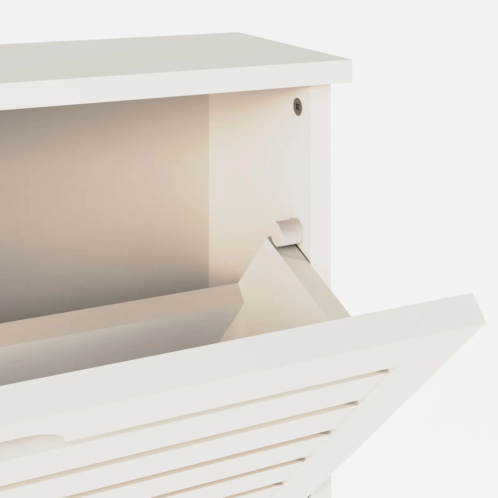 GFW Bergen Three Tier Shoe Cabinet in White 6